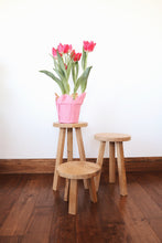 Load image into Gallery viewer, White oak stools || new furniture
