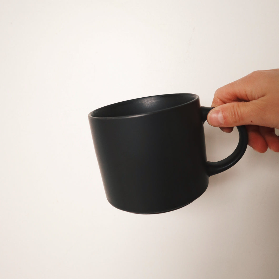 Black coffee mug || new