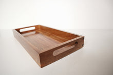 Load image into Gallery viewer, Dark wooden tray || new
