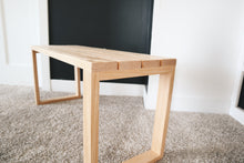 Load image into Gallery viewer, Modern slat bench
