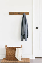 Load image into Gallery viewer, Dark wood Peg hooks
