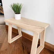 Load image into Gallery viewer, White oak bench || furniture
