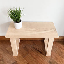 Load image into Gallery viewer, White oak bench || furniture
