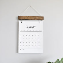 Load image into Gallery viewer, 2025 Wood calendar || Original design
