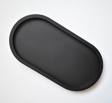 Load image into Gallery viewer, Black concrete oval || sale
