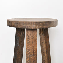 Load image into Gallery viewer, Dark walnut stool || furniture
