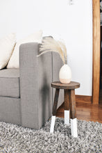 Load image into Gallery viewer, Dark walnut stool || furniture
