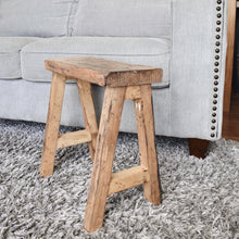 Load image into Gallery viewer, Rustic stool || furniture
