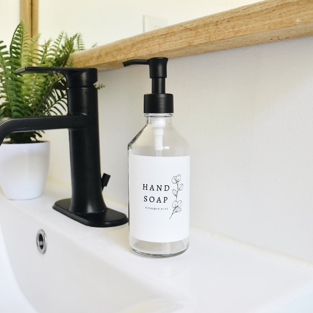 Hand soap bottle