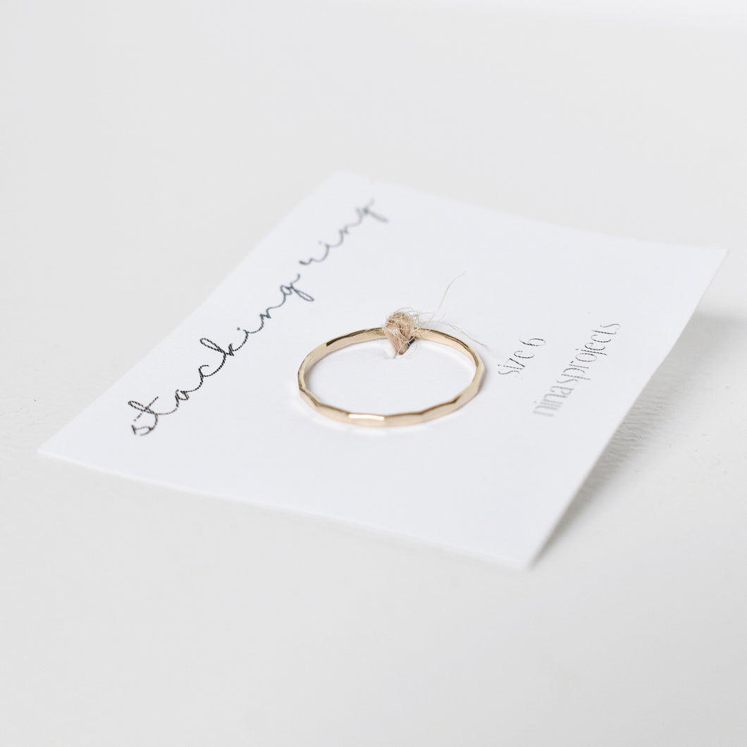 Gold dainty ring || sale