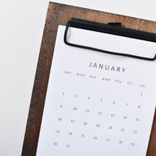 Load image into Gallery viewer, 2025 Clip board calendar
