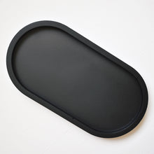 Load image into Gallery viewer, Black concrete oval || sale
