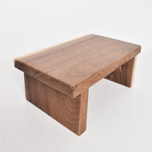 Load image into Gallery viewer, Walnut stool || new furniture
