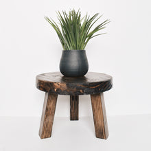 Load image into Gallery viewer, Dark walnut stool || new furniture
