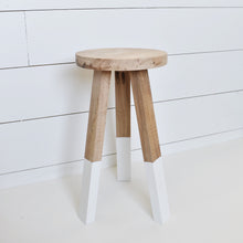 Load image into Gallery viewer, White oak dipped stool || furniture
