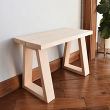 Load image into Gallery viewer, Natural wood bench || furniture
