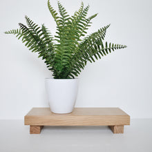 Load image into Gallery viewer, White oak pedestal tray
