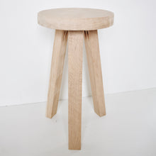 Load image into Gallery viewer, White oak stool || furniture
