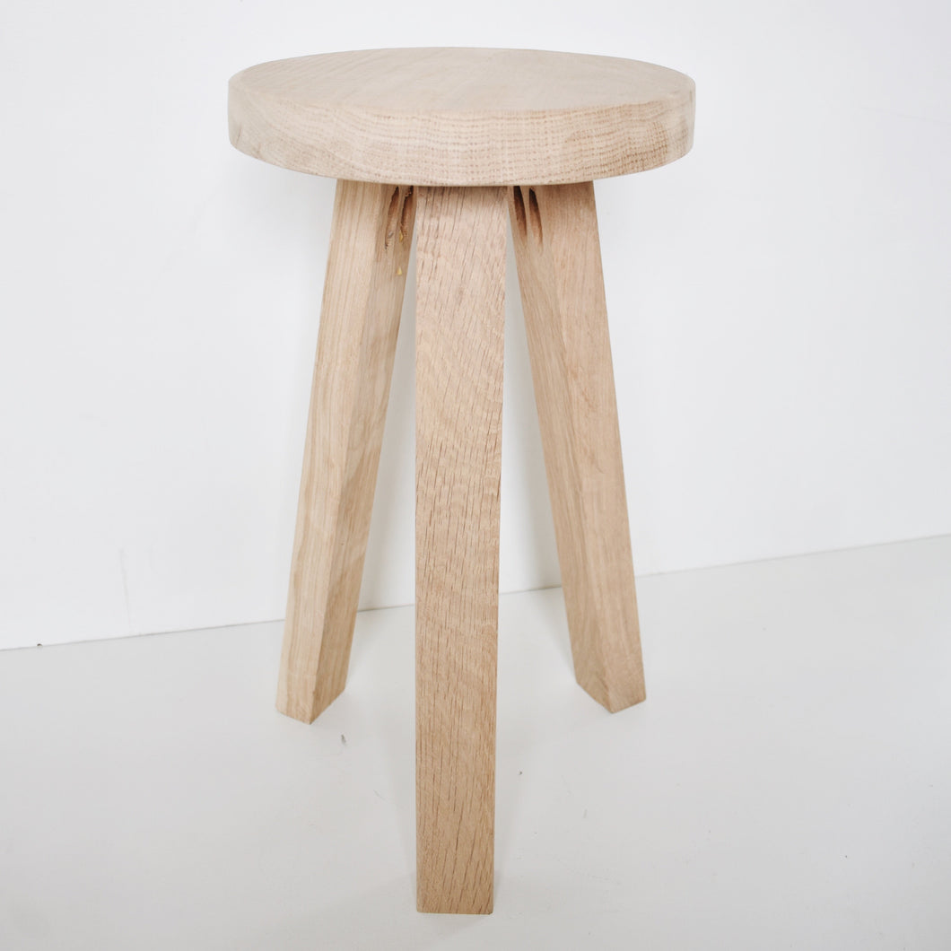 White oak stool || furniture