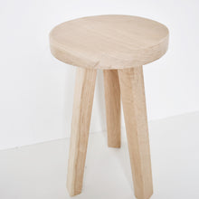 Load image into Gallery viewer, White oak stool || furniture
