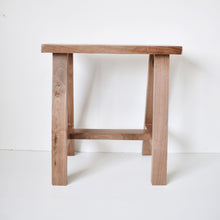 Load image into Gallery viewer, Walnut stool || furniture
