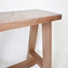 Load image into Gallery viewer, Walnut stool || furniture
