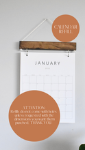 Load image into Gallery viewer, 2025 Wood calendar || Square design
