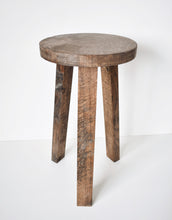 Load image into Gallery viewer, Dark walnut stool || furniture
