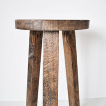 Load image into Gallery viewer, Dark walnut stool || furniture
