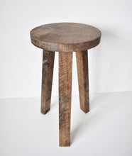 Load image into Gallery viewer, Dark walnut stool || furniture
